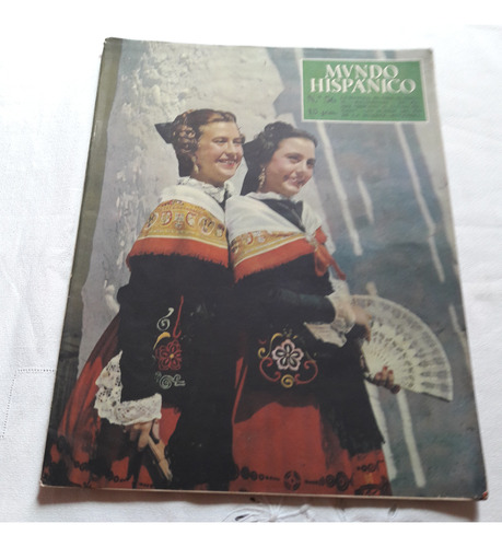 Revista Mundo Hispanico N° 56 1956 Franco Ind. Autos Indios