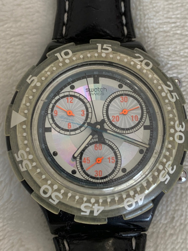 Relogio Swatch Crono,scuba 200.sdb102,ano 1992. Sem Uso 45mm