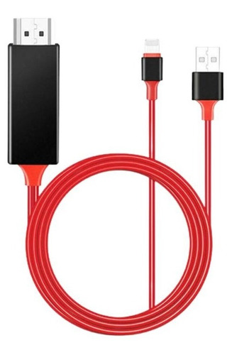 Cable Lightning A Hdmi Usb iPhone 5 Se 6 7 8 10 X iPad iPod