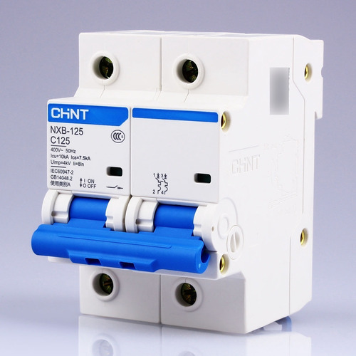 Pastilla Interruptor Termomagnético 80 Amper 2p Vca Riel Din