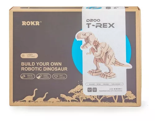 Kit Quebra Cabeça 3d Dinossauro Robô - T-rex E Triceratops