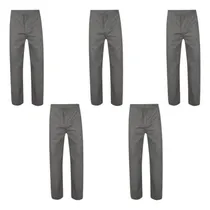 Comprar 5 Calça Brim Elástico Uniforme Profissional Trabalho Pesado