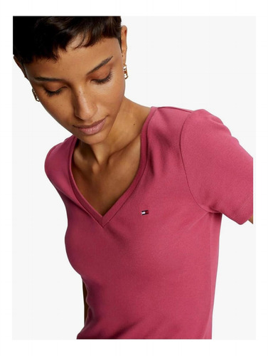 Tommy Hilfiger Blusa Feminina Gola V