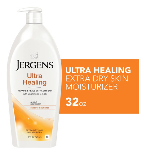 Crema Jergens Ultra Healing Humectante Para Piel Seca 32oz