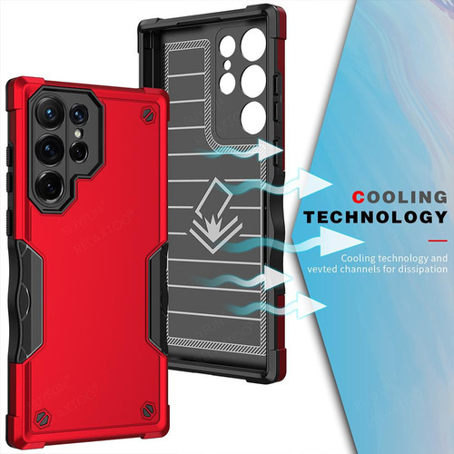 Capa Armor Phone Para Samsung Galaxy S24 Ultra S24 Plus