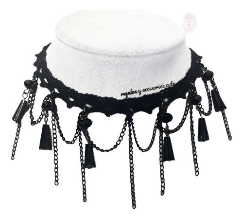 Gargantilla De Encaje Gótico Choker Victoriano