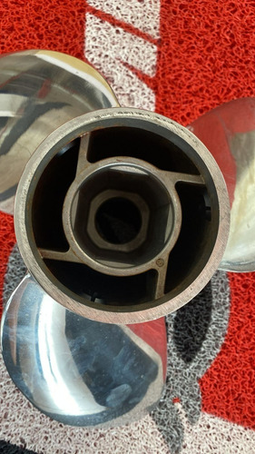 Hélice Aço Inox Motor De Popa Enertia Eco 16 X 19 Esquerda (Usado)