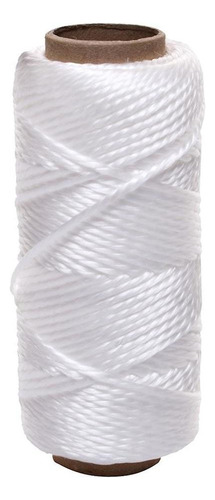 Piola Blanca Torcida De Nailon Rollo De 6,850 Cm