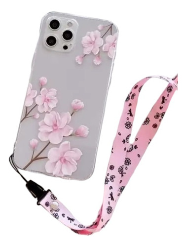 Case Samsung Galaxy S21 Floral Con Cinta