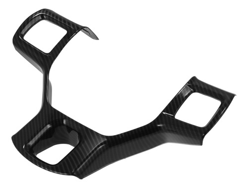 Abs Plastico Fibra Carbono Patron Negro Interior Volante Ram