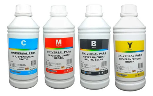 Pack 4 Litros Tinta Alternativa Universal Compatible Factura