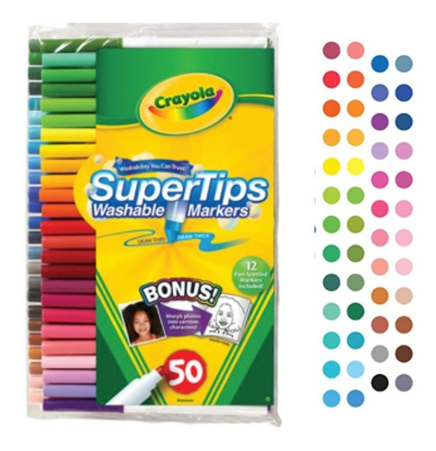 50 Marc Adores Crayola Lavables Xtreme P