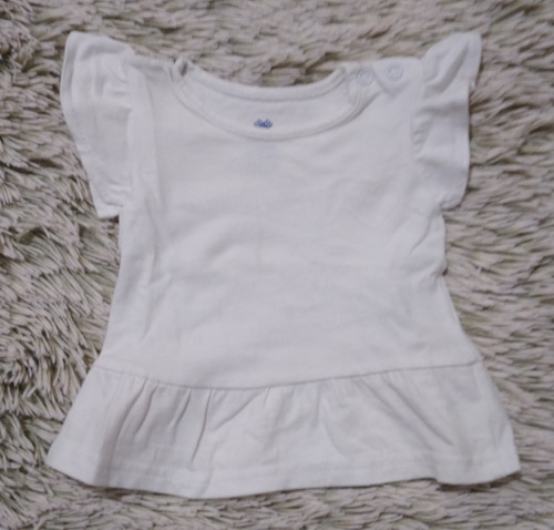 Remera Blusa Bas Baby Bebe Beba Volados 