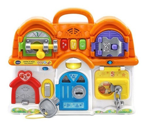 Vtech Tablero De Cerradura Puertas Juego Didactico Bebes