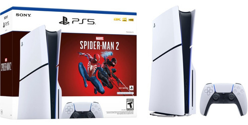 Consola Ps5 Slim 1 Tb Con Disco + Juego Spider-man 2 Digital