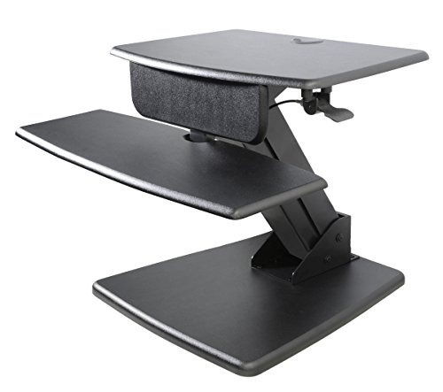 Kantek Desktop Sit To Stand Workstation Black