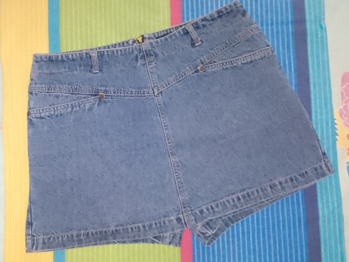 Falda Short (jeans) Entrego Hoy Mismo (liquidación Por Viaje