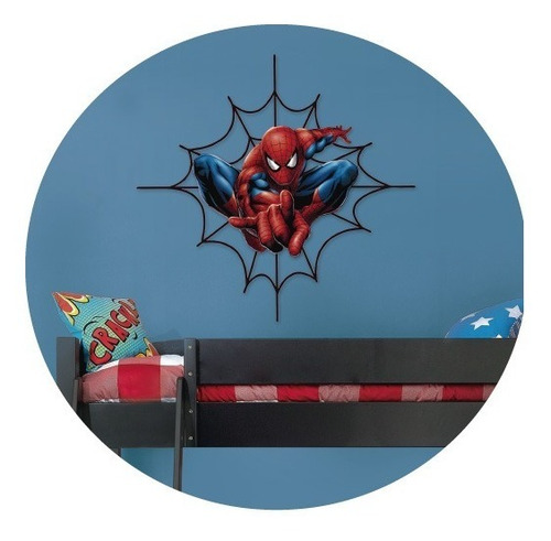 Vinilos Infantiles Superheroe Spiderman Hombre Araña