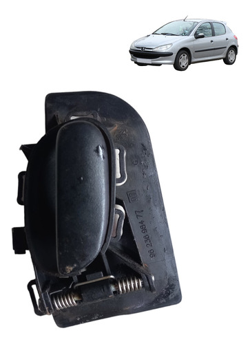 Maçaneta Interna Porta Dianteiro Esquerdo Peugeot 206 