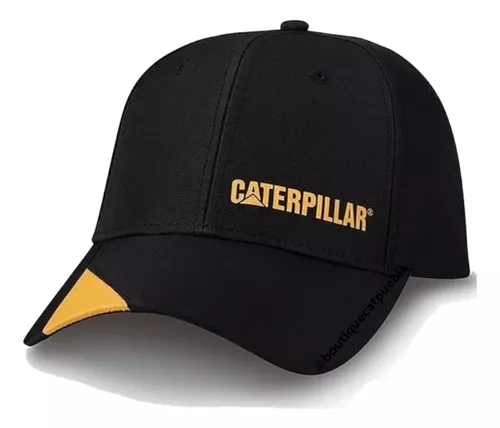 Gorra Cat negra con rojo para hombre