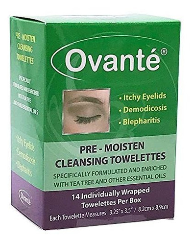 Toallitas Ojos Ovante Con Coco Y Árbol De Té - 14 Uds.