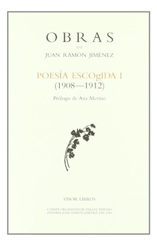 Libro O C Juan Ramon Jimenez Poesia Escogida I De Varios Vis