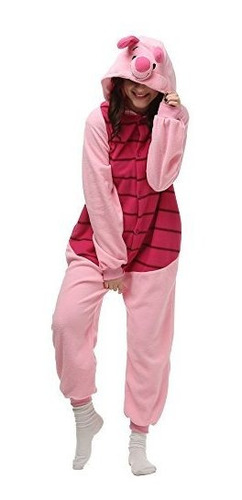 Disfraz De Halloween Pijamas Piglet Onesie Adulto