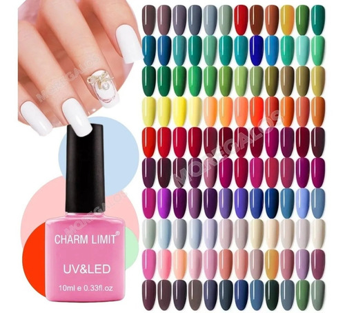 Kit Esmaltes X6 Semipermanentes Gel Uv/led Colores Nuevo