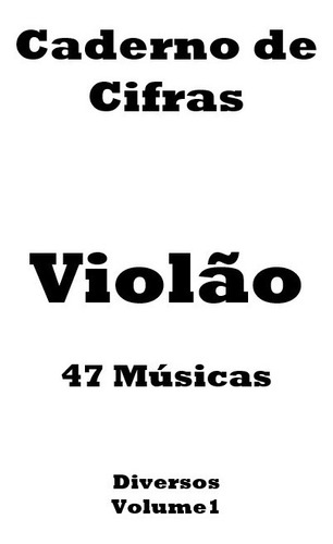 Caderno De Cifras Violão - Diverso - Impresso