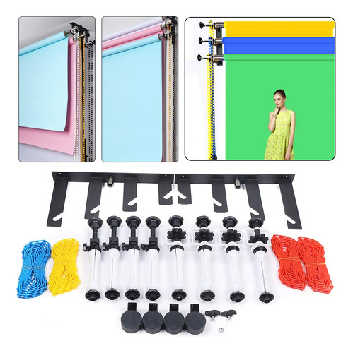 Sistema De Soporte De Fondo De Fotografía Ajustable Para Est