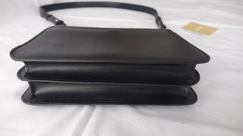 Cartera Michael Kors Cuero Modelo Mott Large Negra Nueva
