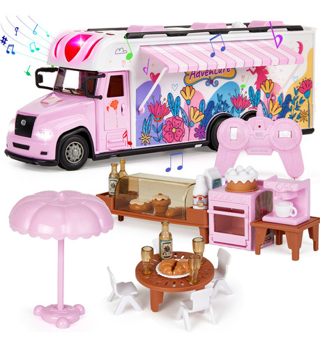 Zacro RC camión de camping rosa