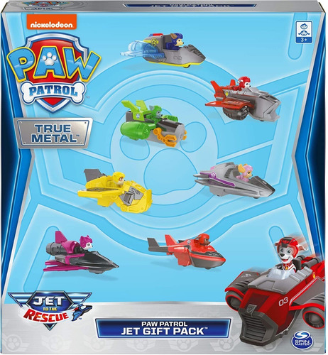 Set De 7 Jets De Rescate Paw Patrol True Metal (Usado)
