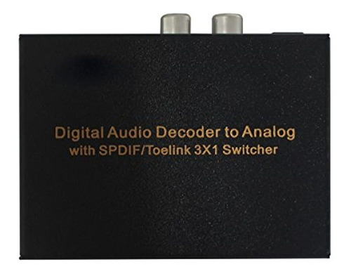 Convertidor De Audio Digital A Analogico Con Spdif / Toslin