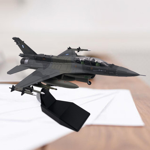 Avião De F16 Em Liga 1/72, Modelo Fundido, Modelo