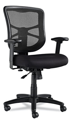 Alera Aleel42bme10b Elusion Series - Silla Giratoria De Mal. Color Negro