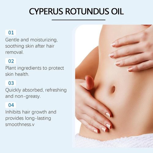 Aceite De Ciperus Rotundus Natural Reducir Vello Corporal