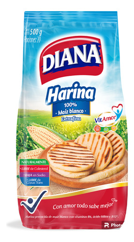 Diana Harina De Maíz Blanco 