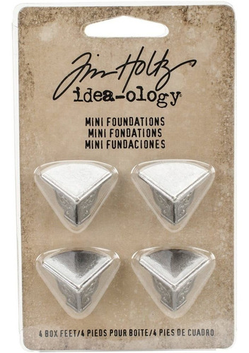 Mini Bases De Tim Holtz Idea-ology, Acabado De Niquel Antig