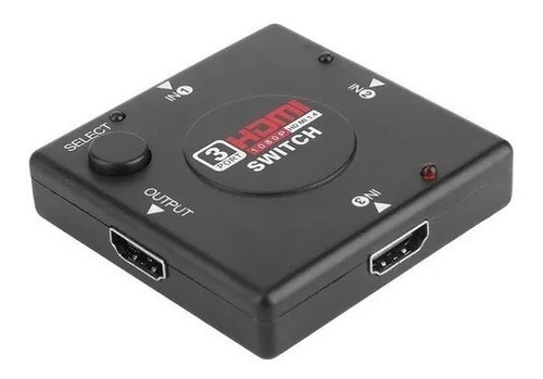 Imagen 1 de 1 de Switch Hdmi 3x1 V1.4 Full Hd 1080p 3 Entradas 1 Salida