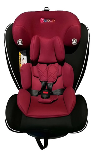 Butaca Silla Bebe para Auto Gioco Safe 4 En 1 Isofix 360° Ajustable Reclinable Niveles 1 2 y 3 Rojo