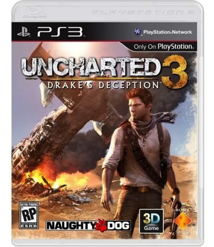 Uncharted 3 Drakes Deception Ps3 Midia Fisica Dublado  (Recondicionado)