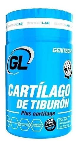 Cartílago De Tiburón Gentech 60 Comprimidos