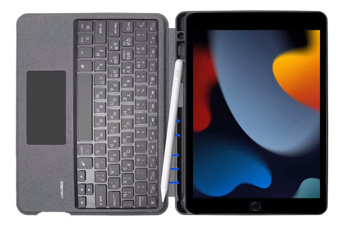Teclado Dorn Magic 360 Para iPad Pro 11 2024 Cor Grafite