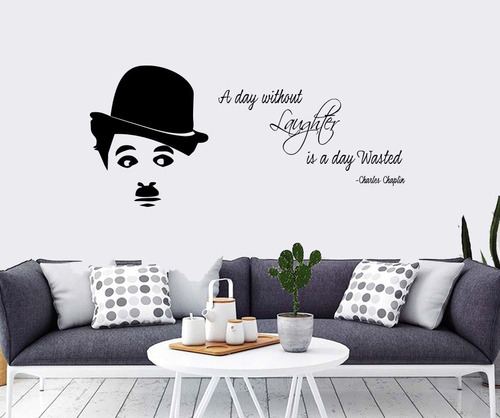 Vinil Decorativo Charles Chaplin