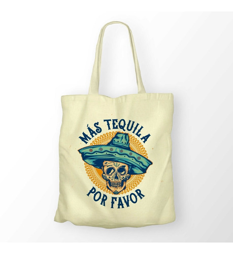 Imagen 1 de 5 de Bolsa / Morral De Tela Tote Bag Diseño Mexicano - Mexico D14