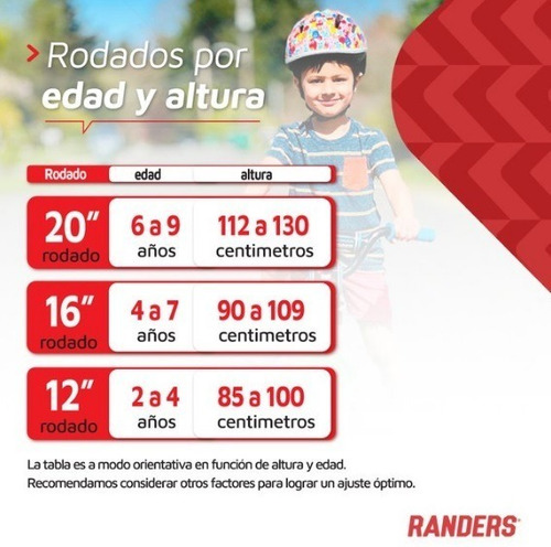 Imagen 8 de 10 de Bicicleta Randers Rodado 16 Para Niño Color Verde Fluor Mg