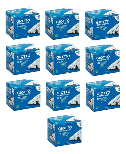 Tizas Giotto Robercolor X 100 Unidades Blancas X 10 Cajas