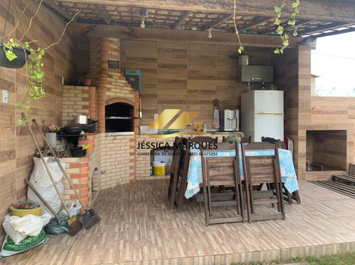 Imagem 4 de 14 de Jmp51 Casa 3 Quartos, Área Gourmet E Piscina Em Unamar - Cf