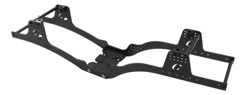 Chasis De Fibra De Carbono A Escala 1:10 Para Scx10 Negro